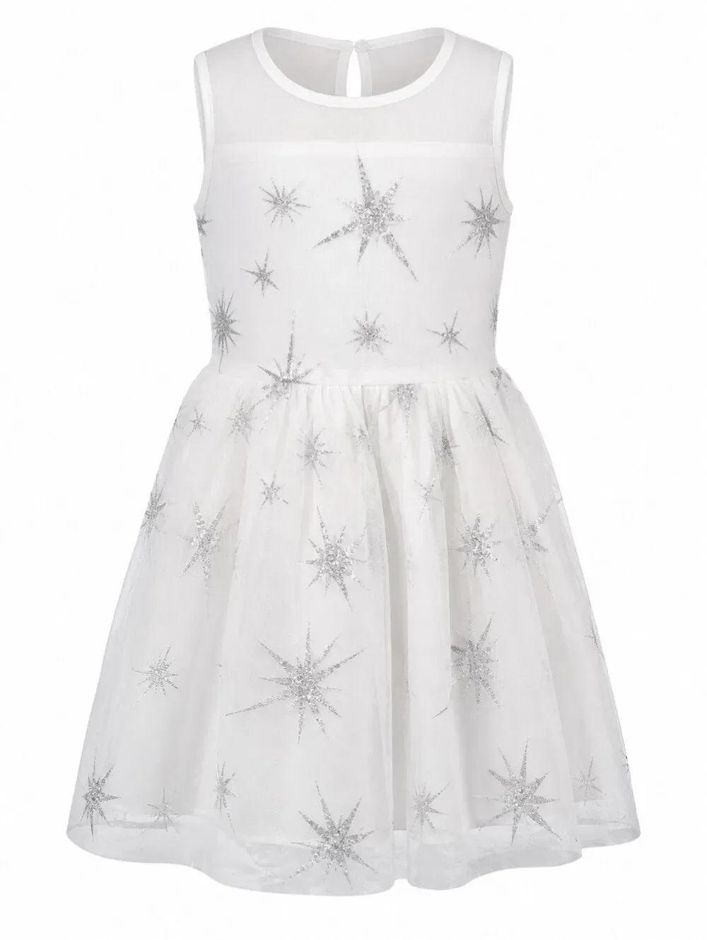 The Children's Place Star Sparkly Girl's Dress Sz 8 Holiday Special Occasion NWT